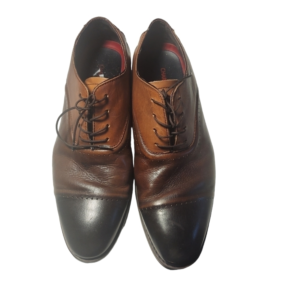 10.5 Charles‎ Jourdan brown and dark brown dress shoes
